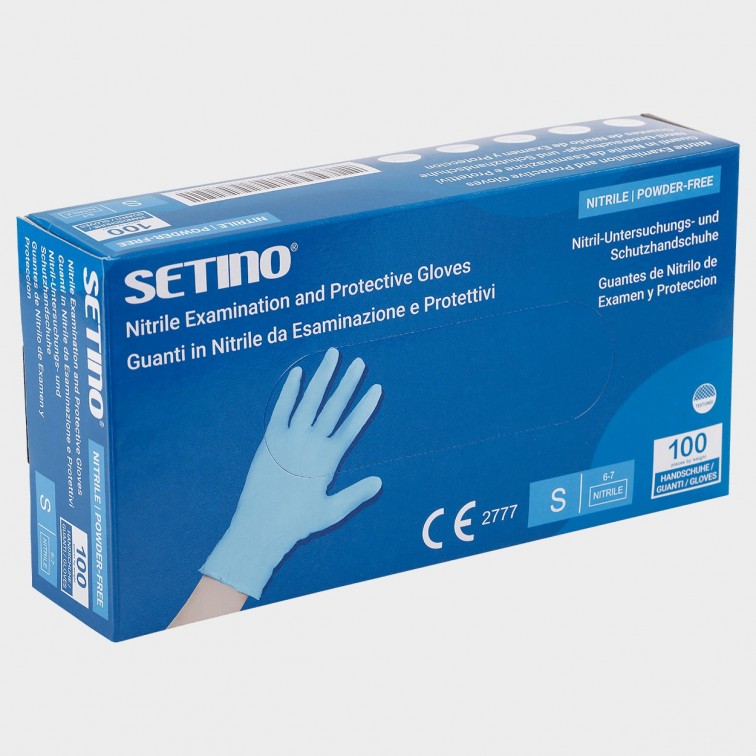 Ръкавици SETINO NITRILE - синьо