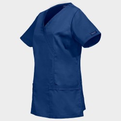 Медицинска дамска туника CHEROKEE WRAP DARK BLUE WWE4728 