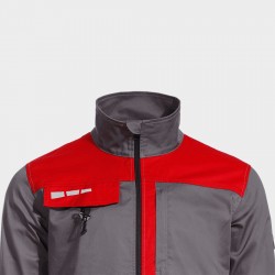 Мъжко работно яке EOS STRETCH RED/GREY 