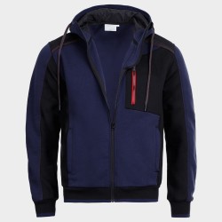 Удобен работен суитшърт REVOLT 2.0 DARK BLUE/BLACK