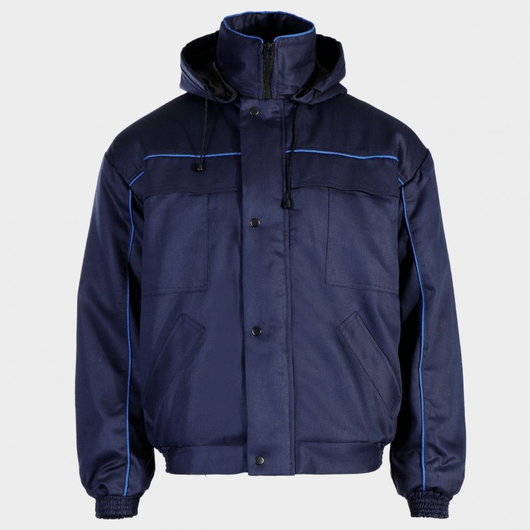 Работно яке в синьо ZETA5 COTTON 