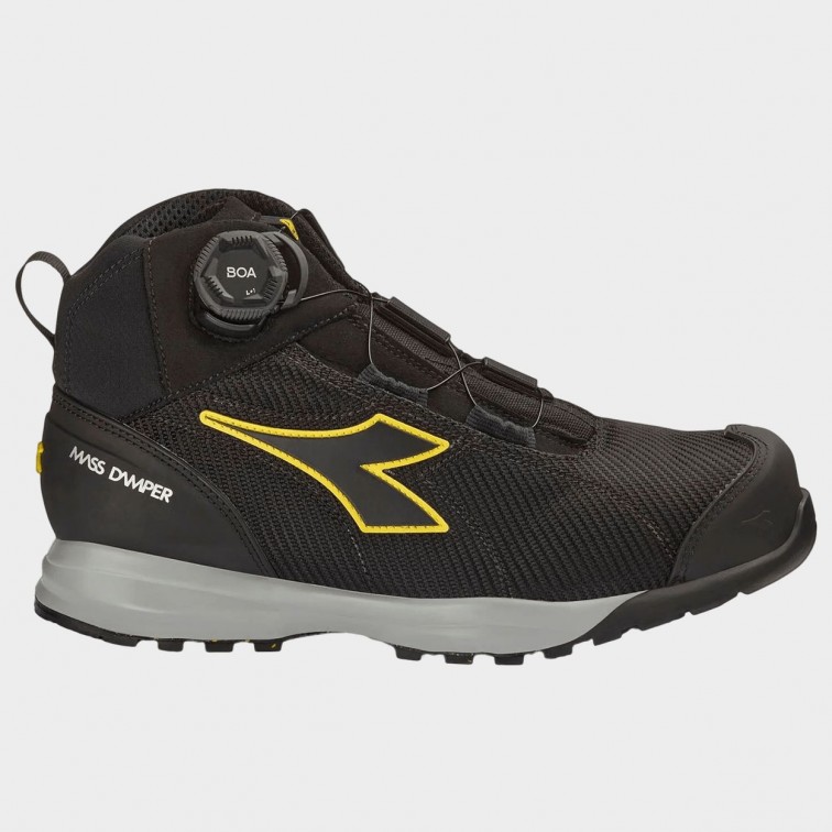 Практични работни обувки DIADORA GLOVE MDS BOA MID S3S FO HRO SR SC ESD BLACK