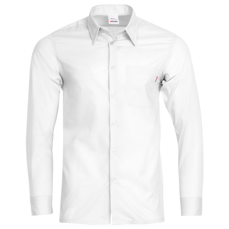 Стилна мъжка риза VELILLA WHITE