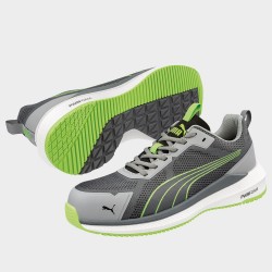 Спортни работни обувки PUMA SLIDE GREY/GREEN S1PS ESD FO HRO SR