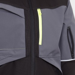 Софтшел яке PRISMA SOFTSHELL 2.0 - черно и сиво