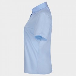 Дамска риза VELILLA LIGHT BLUE - къс ръкав