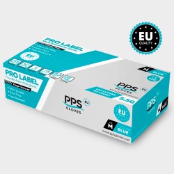 Ръкавици от нитрил PPS NITRILE BLUE PF 5.5G