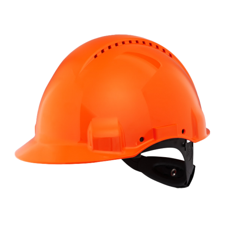 Оранжева защитна каска 3M G3000 