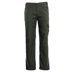 Работен мъжки панталон PRISMA SUMMER OLIVE/BLACK