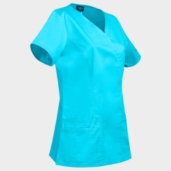 Медицинска дамска туника CHEROKEE WRAP TURQUOISE WWE4728