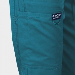Медицински панталон CHEROKEE MR TAPERED CARIBBEAN BLUE WWE105 - Дамски