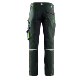 Мъжки работен панталон PRISMA GREEN/BLACK