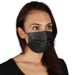 Еднократна едицинска маска SANI EVO BLACK - TYPE IIR - 50 бр.