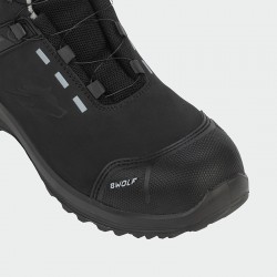 Високи обувки с бомбе DEFENDER FIT HI S3S - Черен