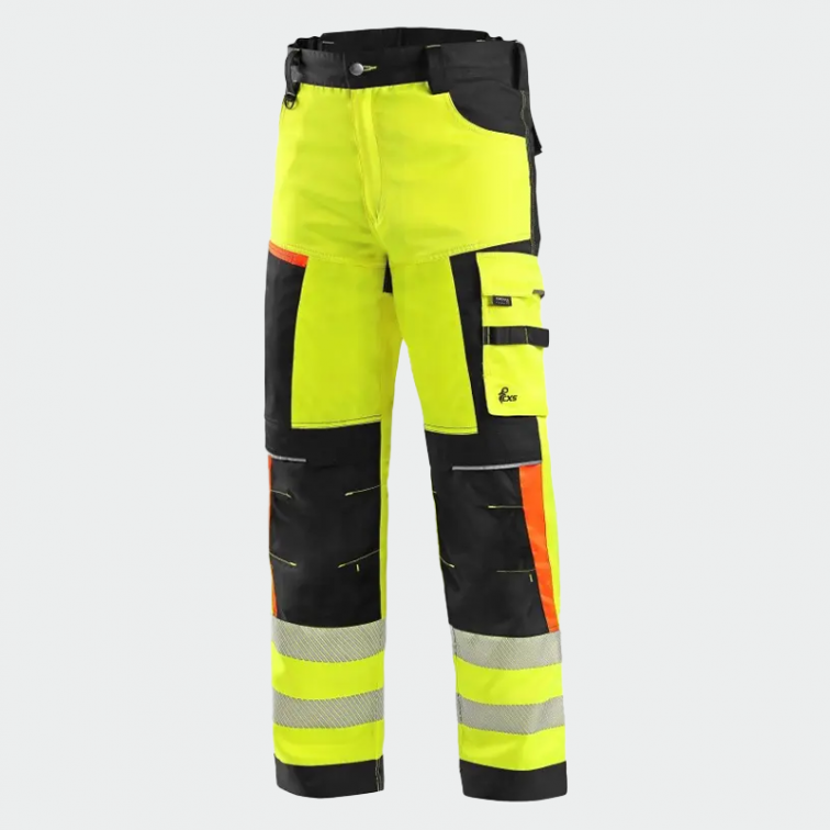 Жълт светлоотразителен панталон BENSON HV Trousers 