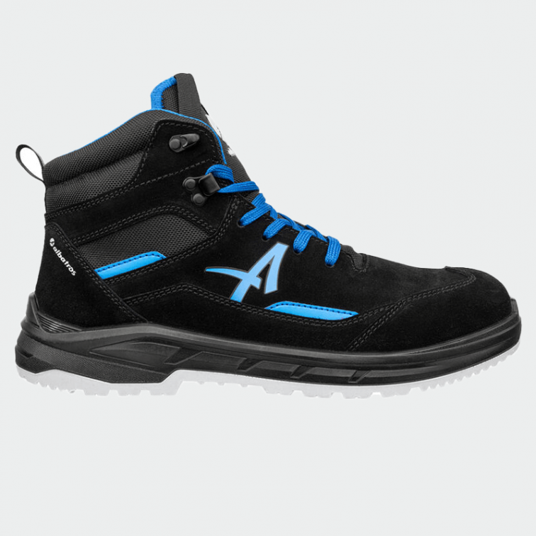 Черни високи работни обувки с бомбе VECTOR MID S3 