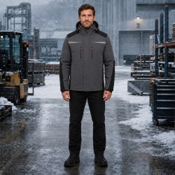 Модерно софтшел яке DAYTONA softshell - Сив