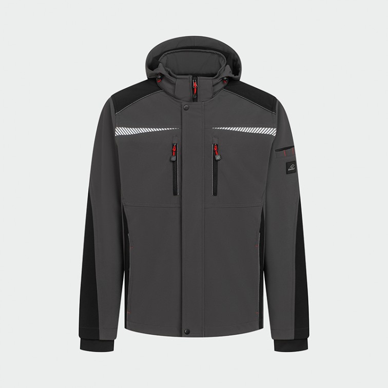 Модерно софтшел яке DAYTONA softshell - Сив