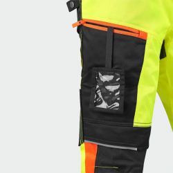 Жълт светлоотразителен панталон BENSON HV Trousers 
