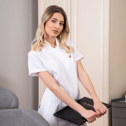 Бяла медицинска туника MARCELLA 