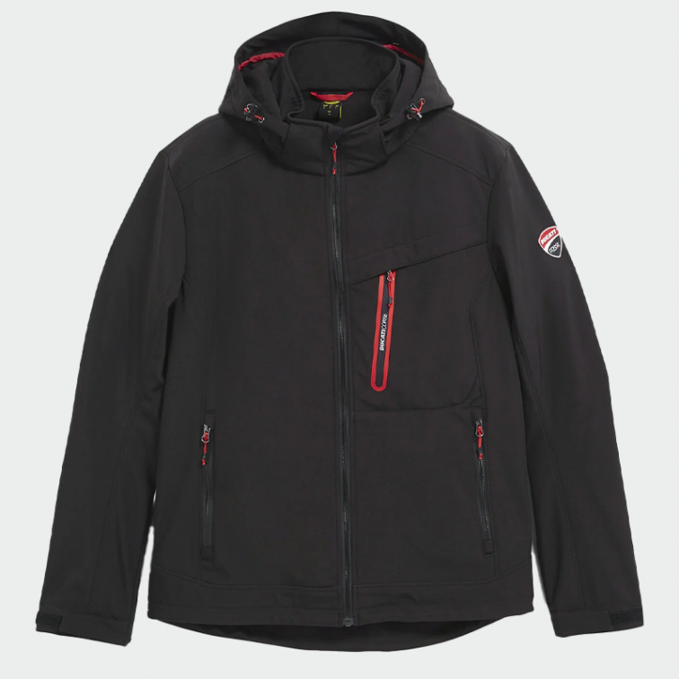 Черно софтшел яке JACKET DUCATI 