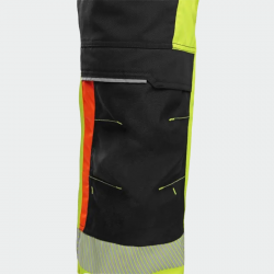 Жълт светлоотразителен панталон BENSON HV Trousers 