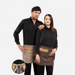 Светлокафява къса престилка SHABBY SHORT  