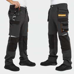 Сив летен работен панталон VECTOR Trousers 